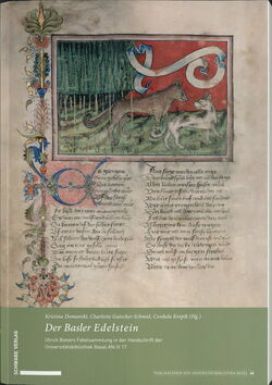 Ulrich Boner Edelstein Fabelsammlung